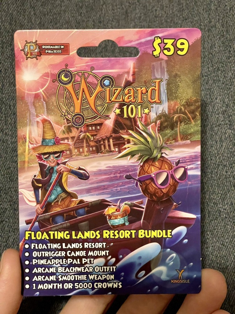 Wizard101 $39 Floating Lands Resort Bundle- Rapid Digital Code Delivery