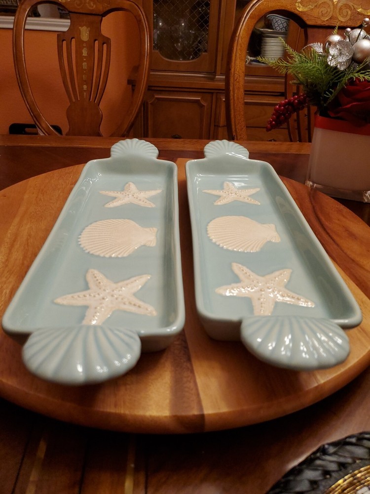 16" Rectangular Treat Tray Shoreline by HOMESTUDIO