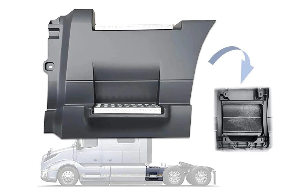 Rear Step Side Fairing Panel Left 27" (65 cm) Compatible with Volvo VNL 2018+