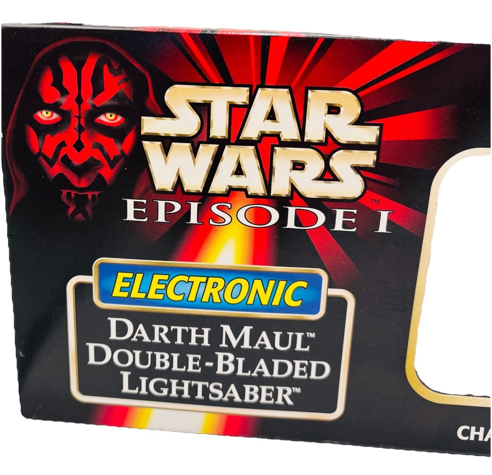 1998 Darth Maul Electronic Double Bladed Lightsaber - Original Box