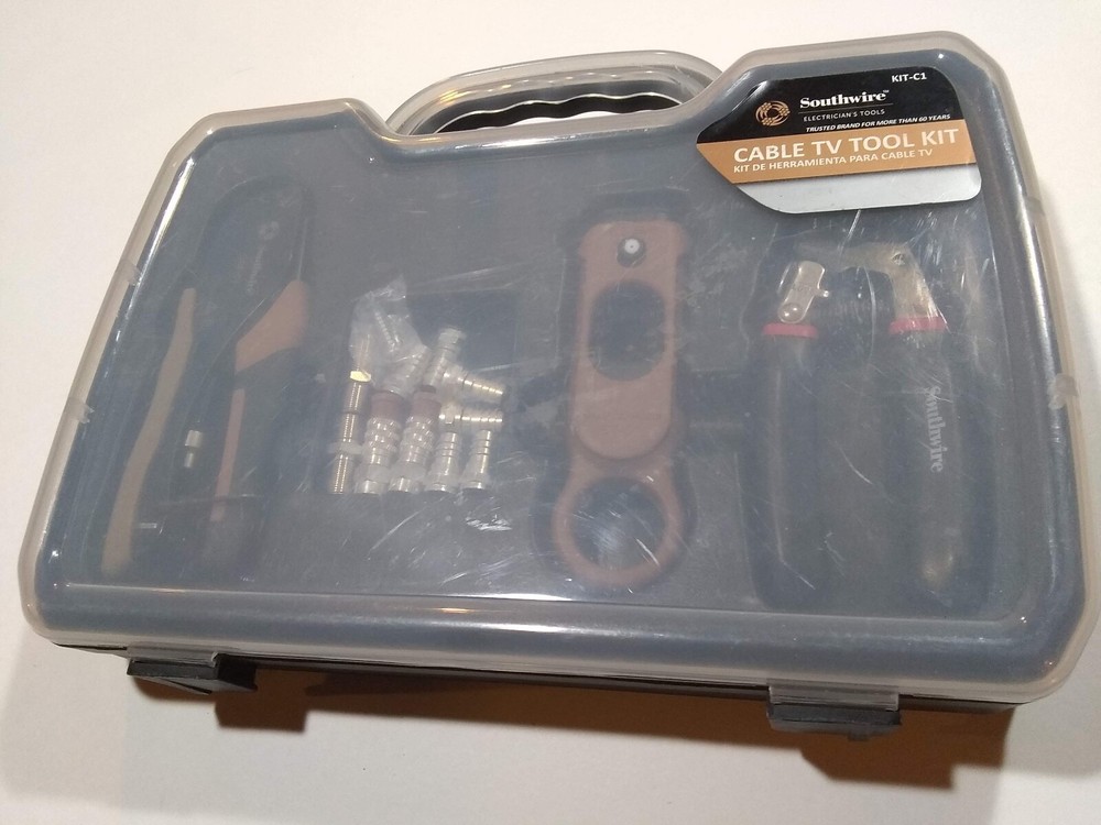 USED, SOUTHWIRE CABLE TV TOOL KIT , PART #KIT-C1