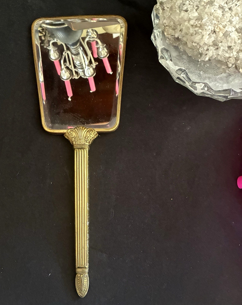 Witch's Old Enchanted Double-Sided Victorian Haunted Scrying Mirror