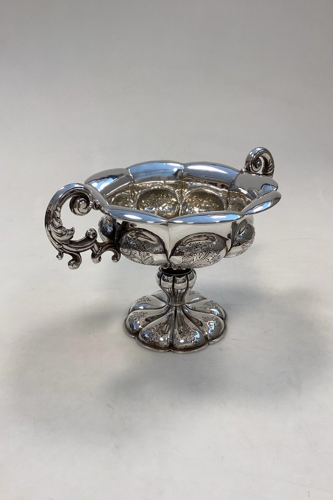 Beautiful old Silver Empire Bowl with handle