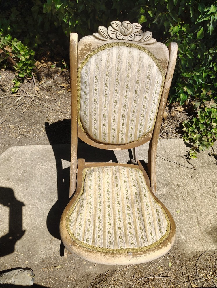 Antique Folding Rocking Chair