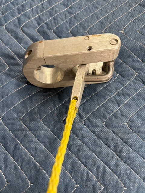 Water ski safety, quick release tow hook