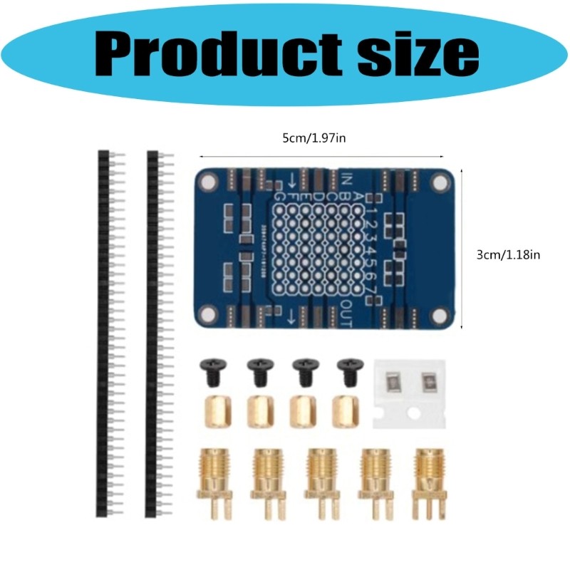 NanoVNA Testboard Kit VNA Networking Analysis Test Demo Board Replacement