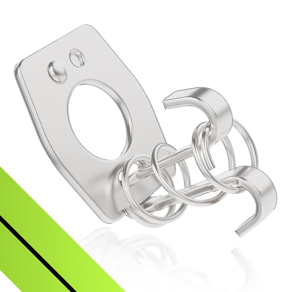 RVMATE RV Water Heater Cover Latch 2 Pack WATER HEATER CAM LOCK, Silver