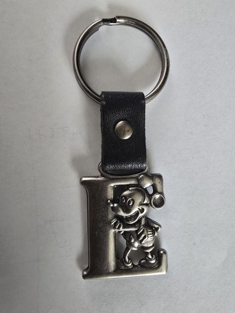 DISNEY MICKEY MOUSE MONOGRAM INITIAL "E" KEYRING