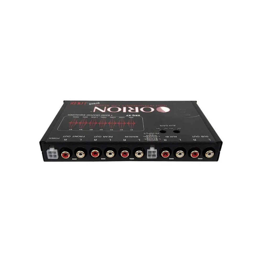 Orion XEQ-X7 7-Band Graphic Equalizer w/ Front AUX Input