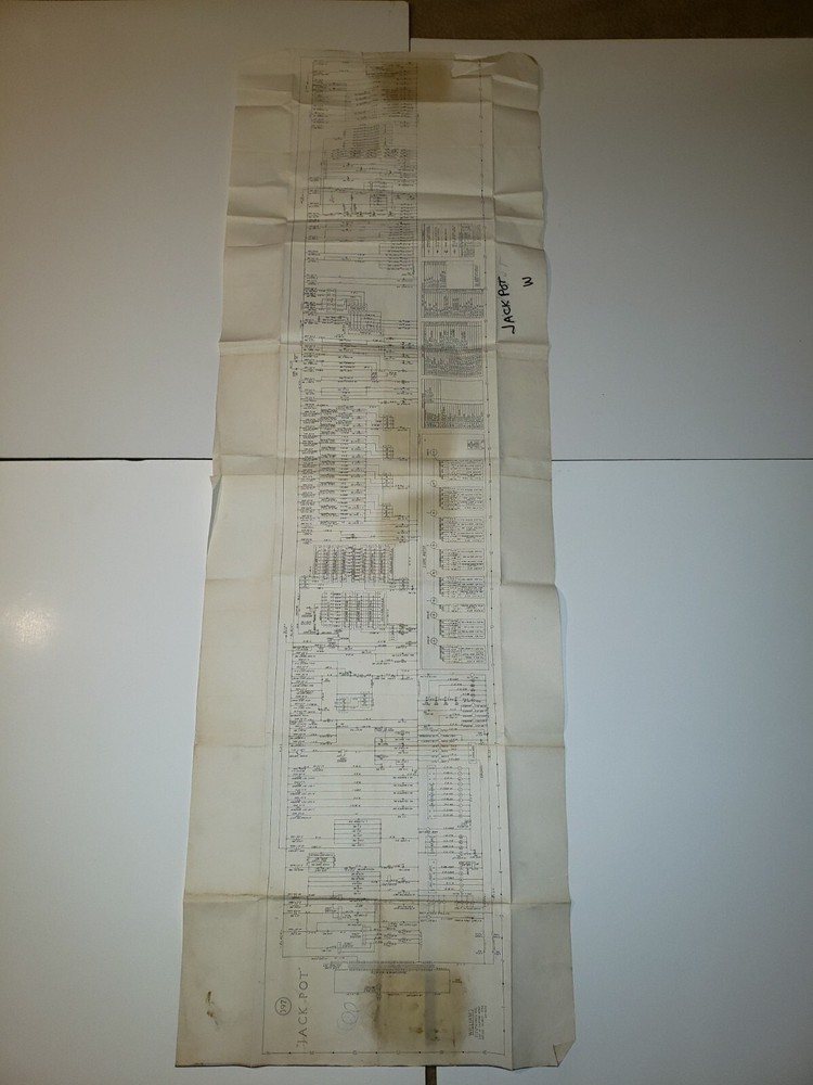Williams JACKPOT Pinball Schematic