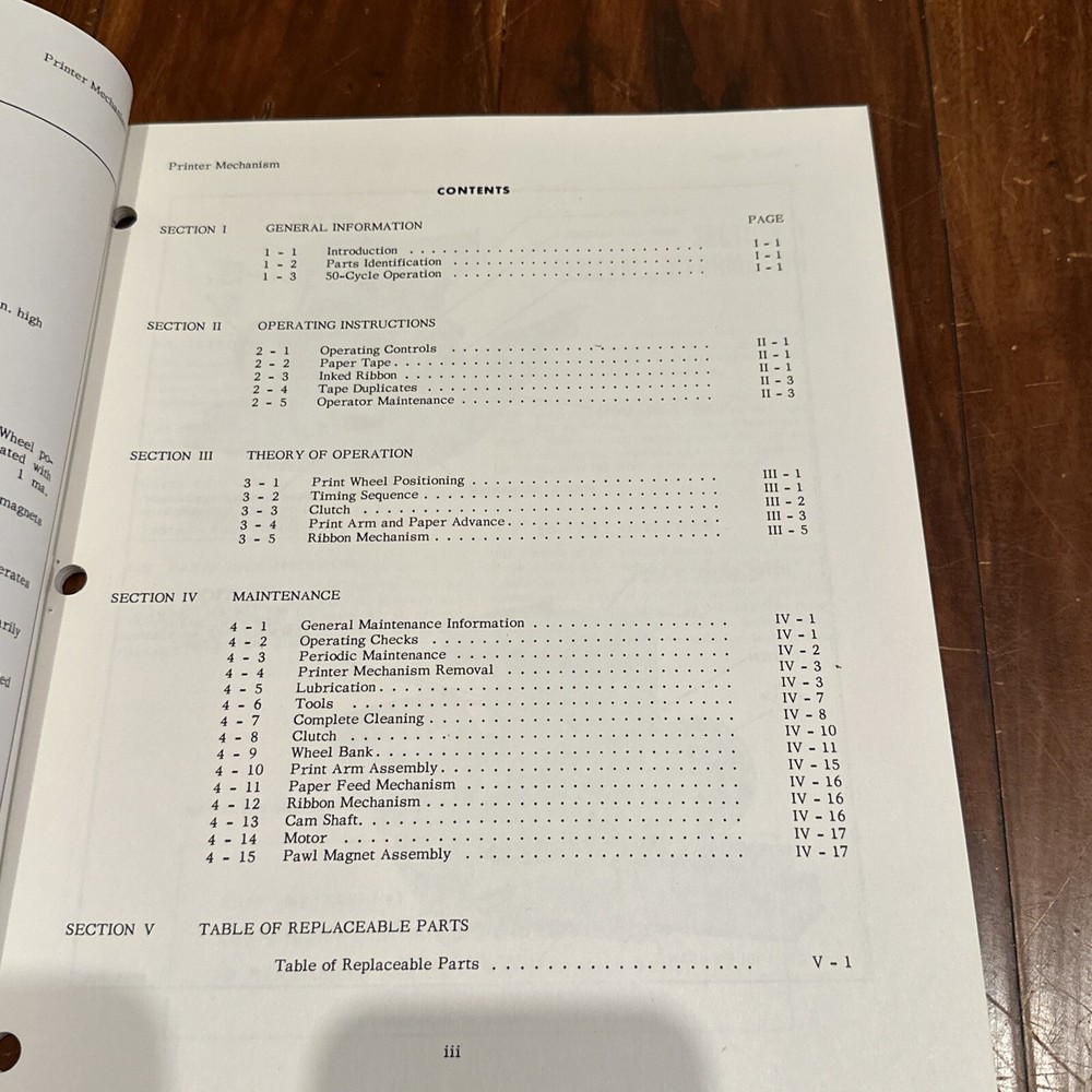 HP Type 016 Printer Mechanism Servicing Manual 1960