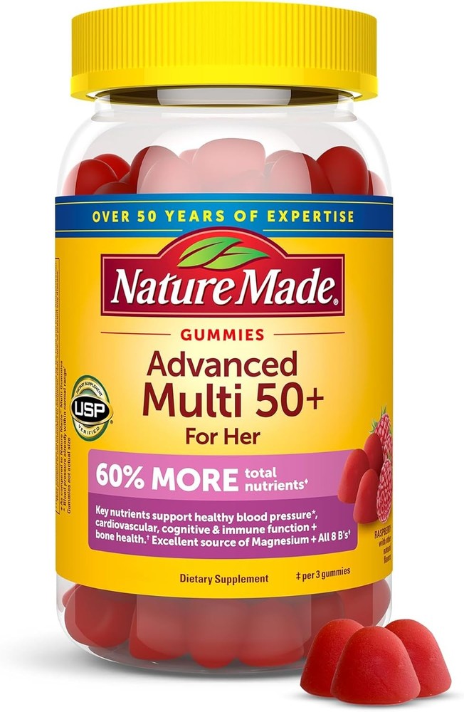 Made Advanced Multivitin Gummies 50 + for Her, Womens