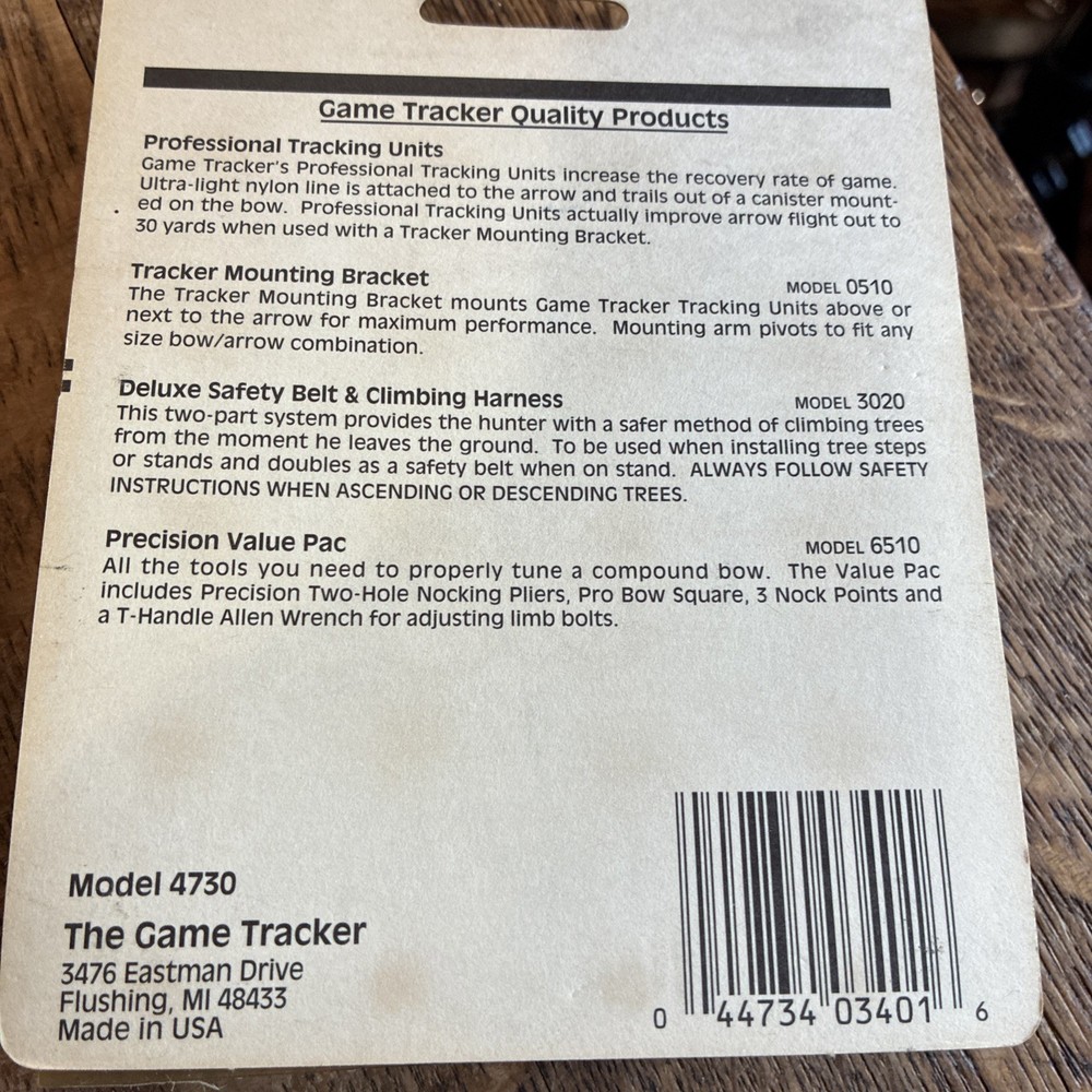 NIB The Game Tracker Sight Window Silencing Pad