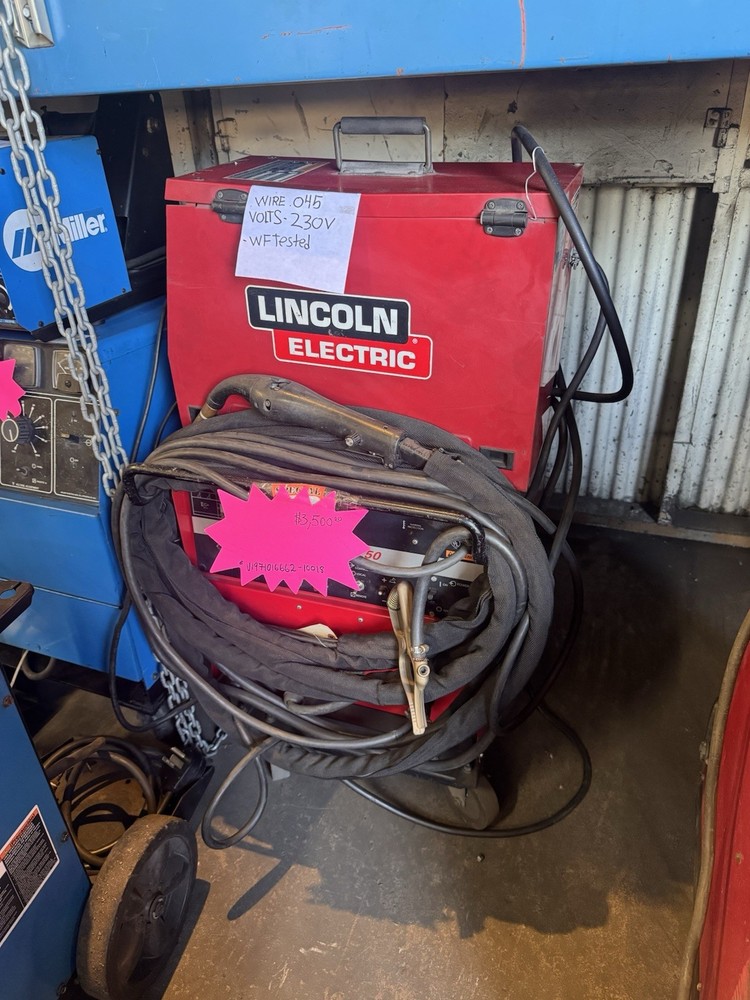 Lincoln Cv250 And Cobramatic 25 Ft Gun Complete System Used Refurbished
