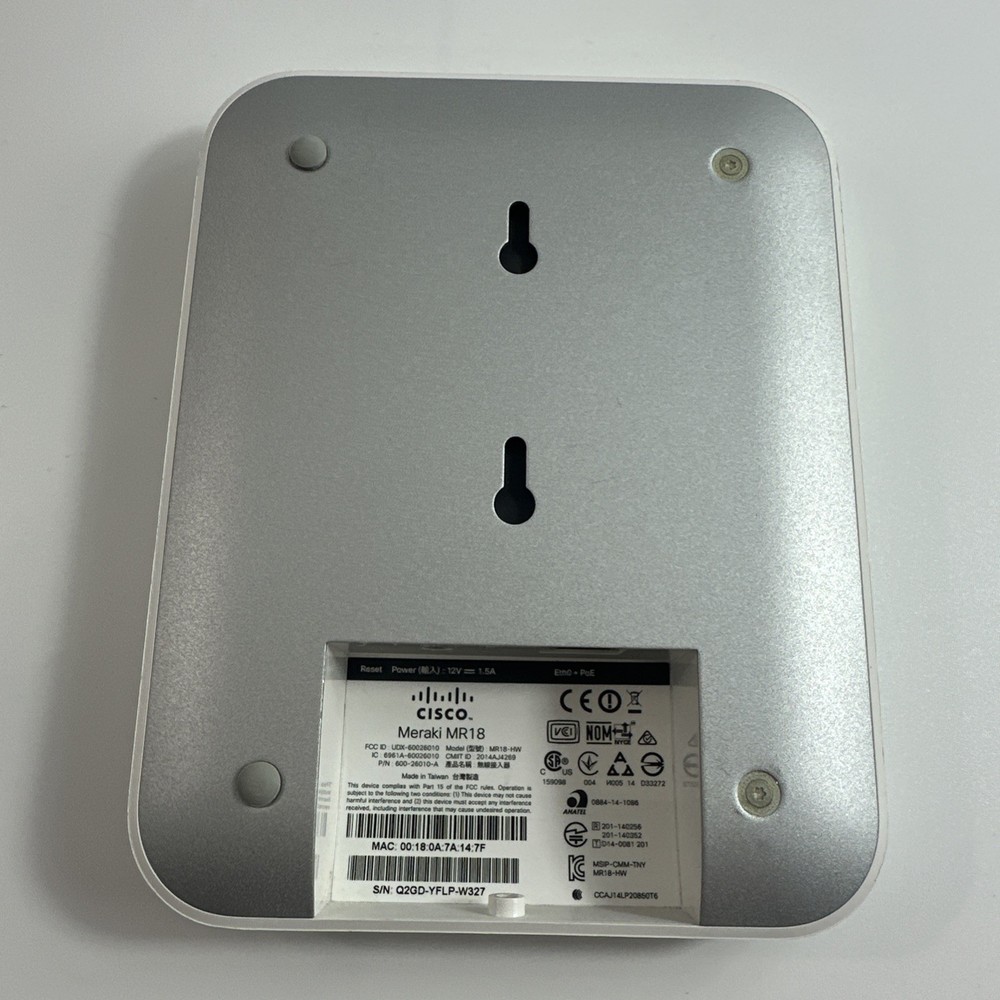 Cisco Meraki MR18-HW Wireless router