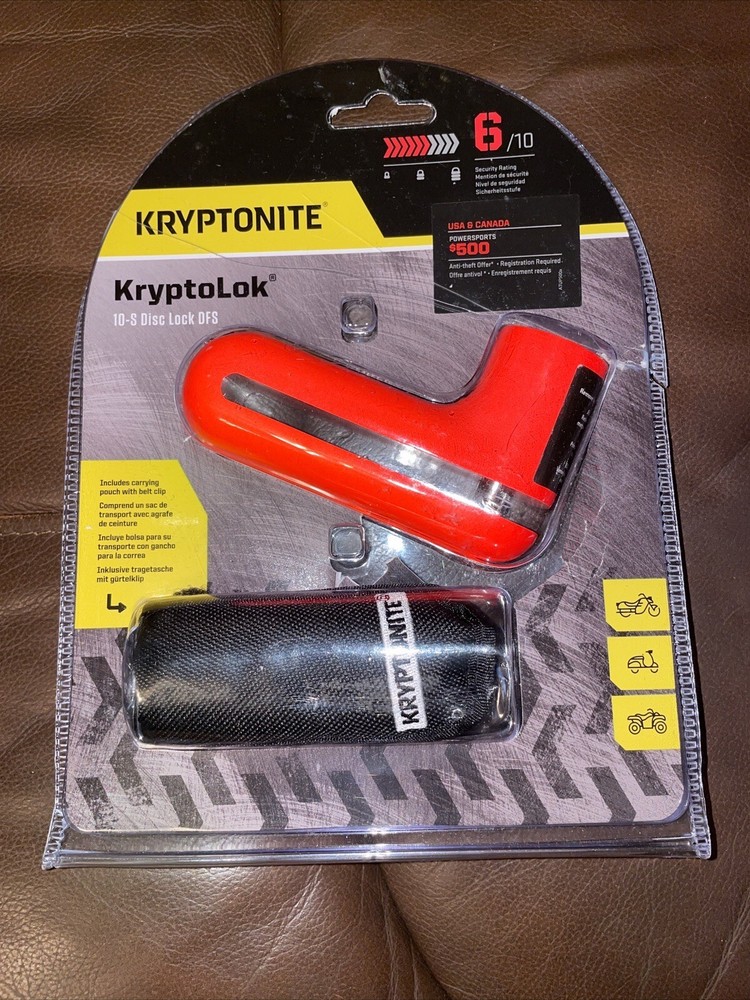 KRYPTONITE-57-9779- 10-S DISC LOCK - N.O.S.