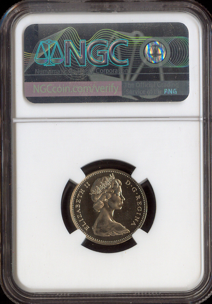 1971 Canada 5 Cents 5C NGC MS67 - Quality