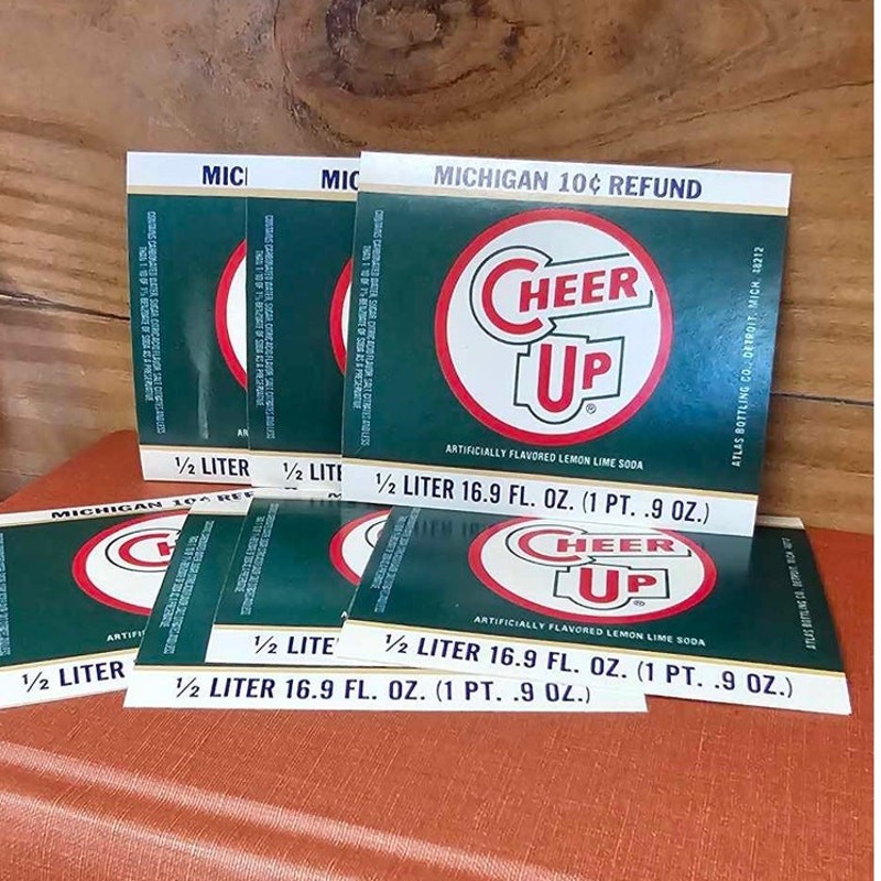 "Cheer Up" Soda Labels (25)