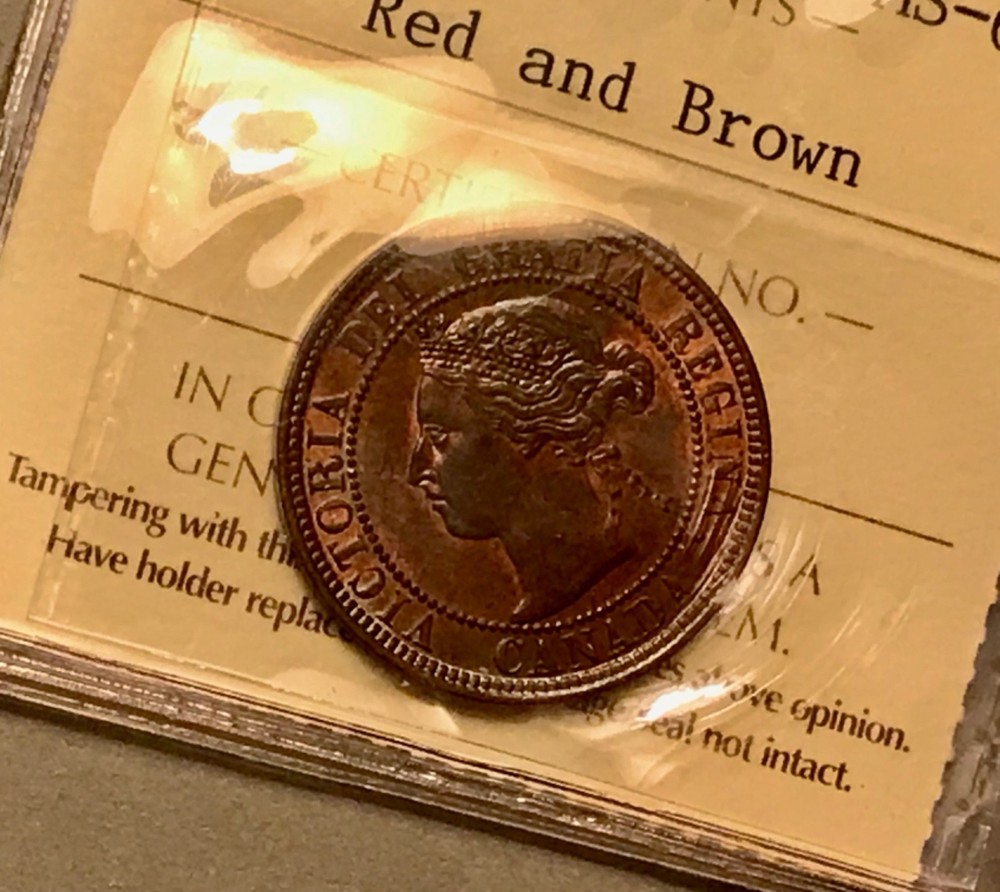 1898H, 1899 Canada Cent Coins; ICCS
