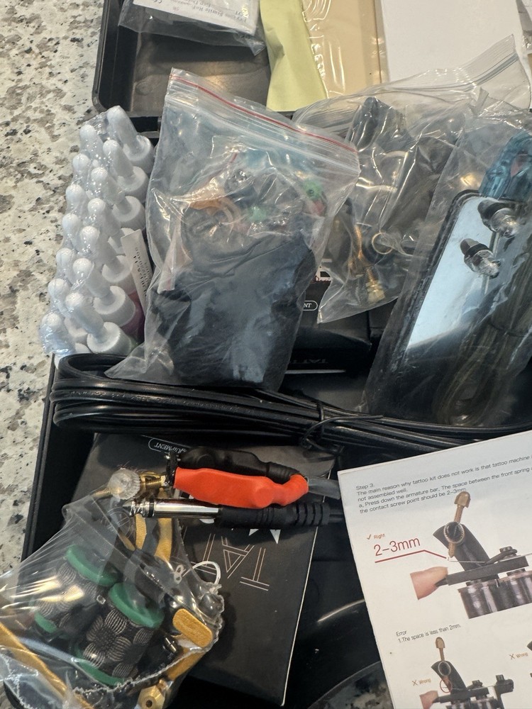 Coil Tattoo Machine Set with Accessories