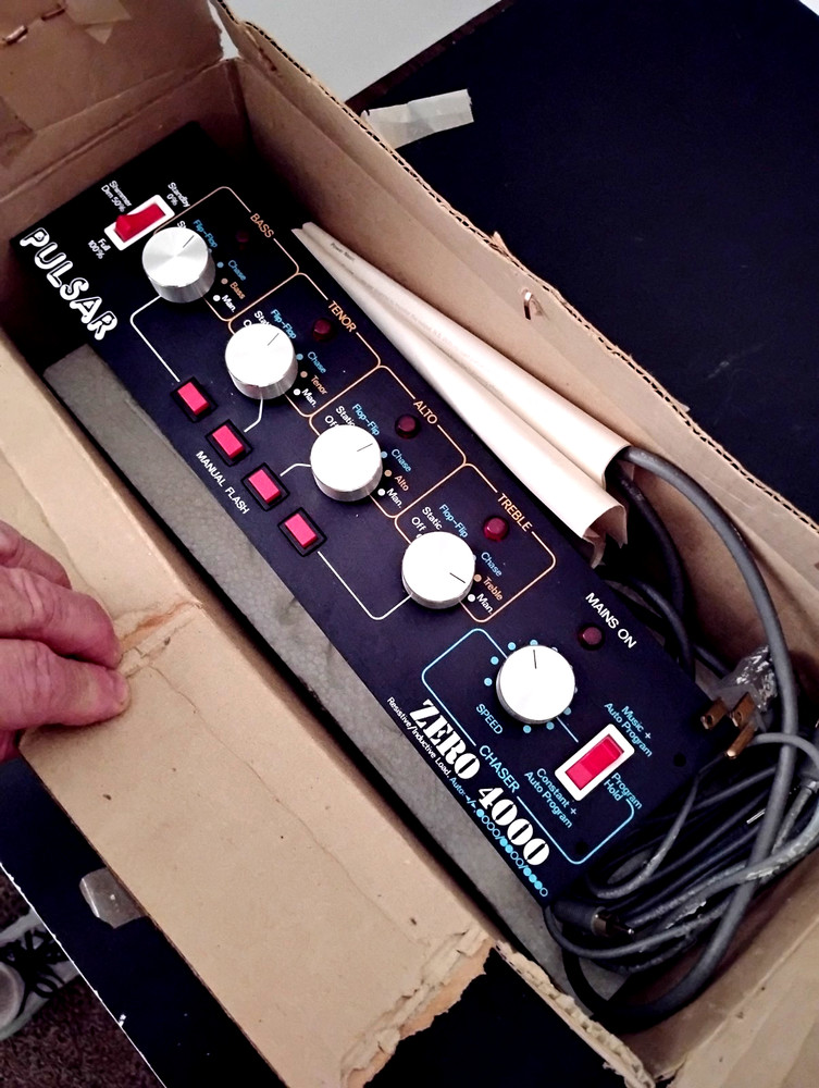 Pulsar Zero 4000 Lighting Controller - Audio Input Control, 1980's, Made In UK