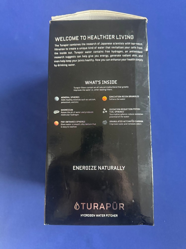 TURAPUR Hydrogen Water Pitcher • New and Unused