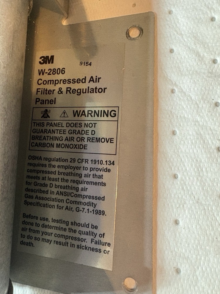 3m W-2806 Supplied Air Breathing Regulator