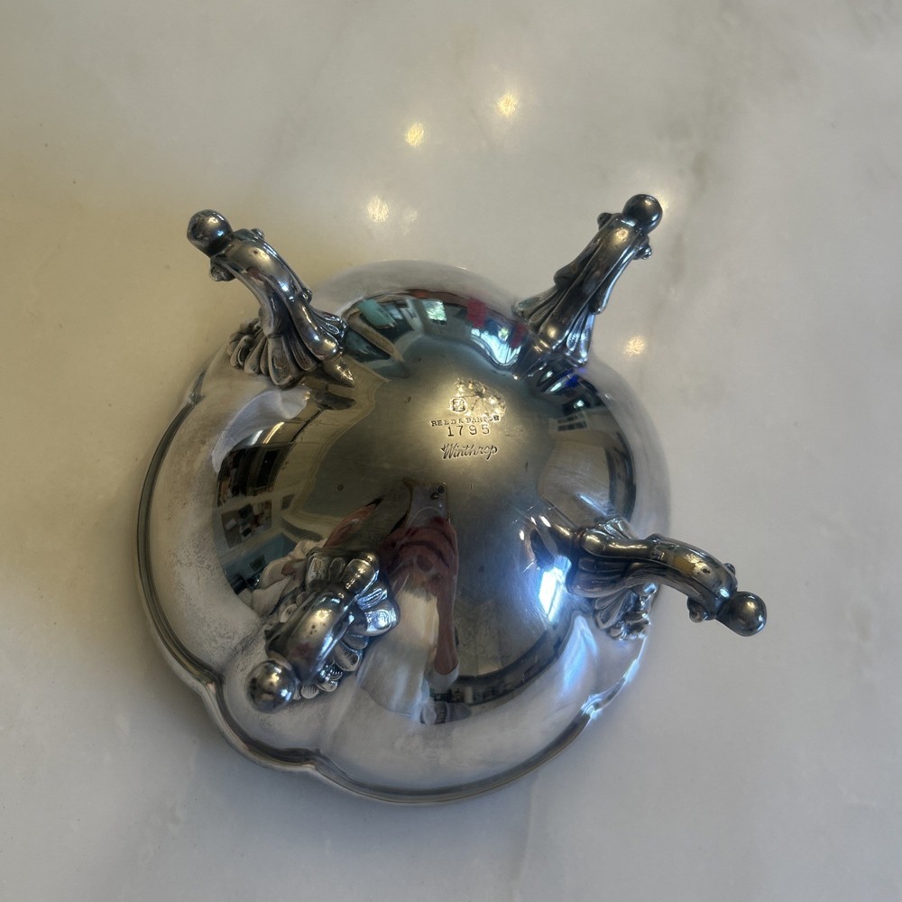 Reed & Barton Winthrop #1795 Silverplate Footed Bowl