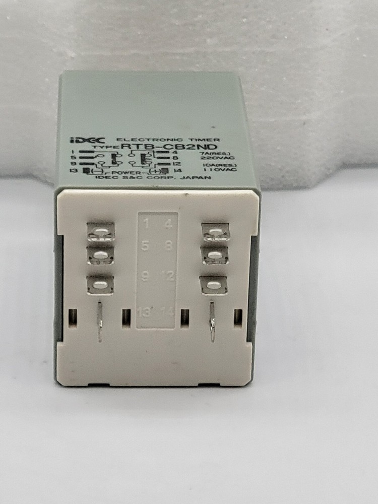 IDEC RTB-CB2ND TIME-DELAY RELAY 9.99 sec.