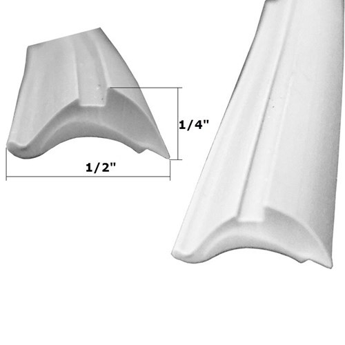 Grey Shower Door Replacement Spline - 18 ft Roll