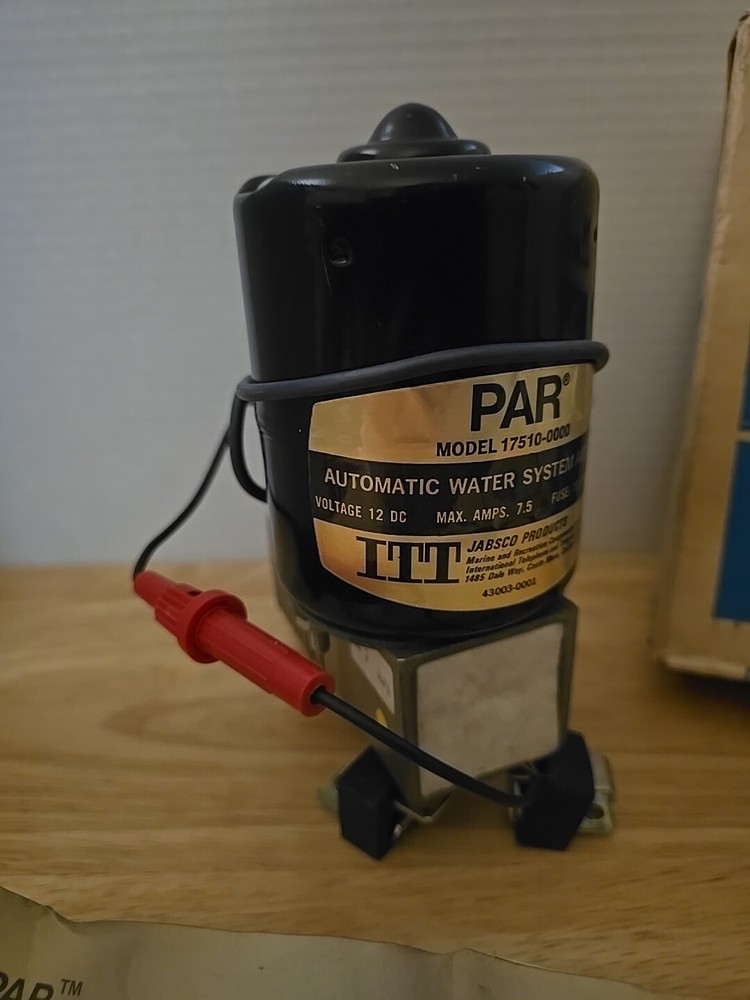 JABSCO PAR 17510-0000 Automatic Pressurizing Water System Air Pump NEW