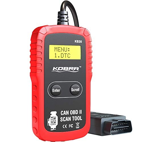 KOBRA OBD2 SCANNER CAR CODE READER - UNIVERSAL AUTO OBD CAR DIAGNOSTIC - RED