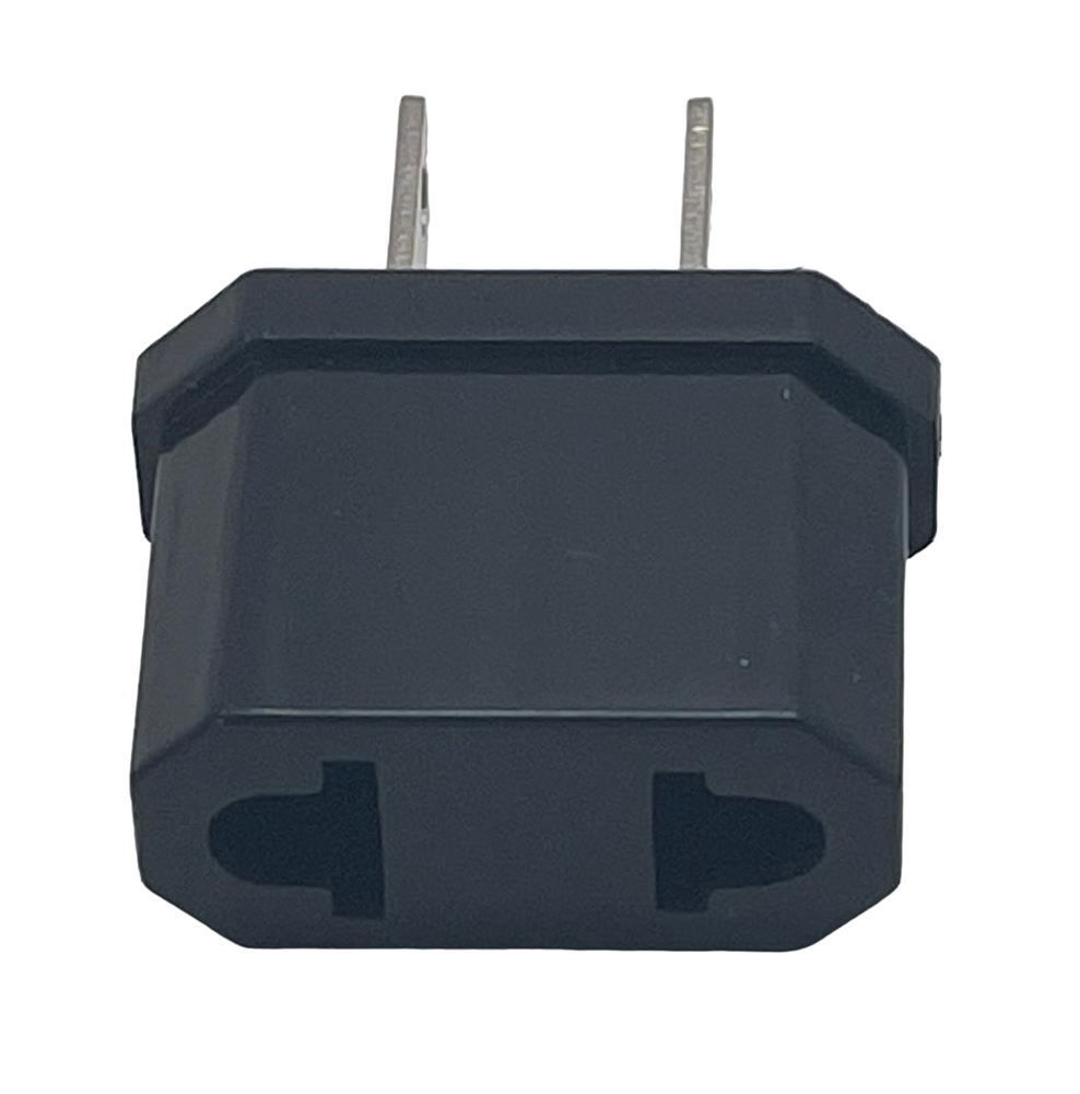 3-Pack Universal AC Power Plug Flat Pin Travel Adapter EU-US