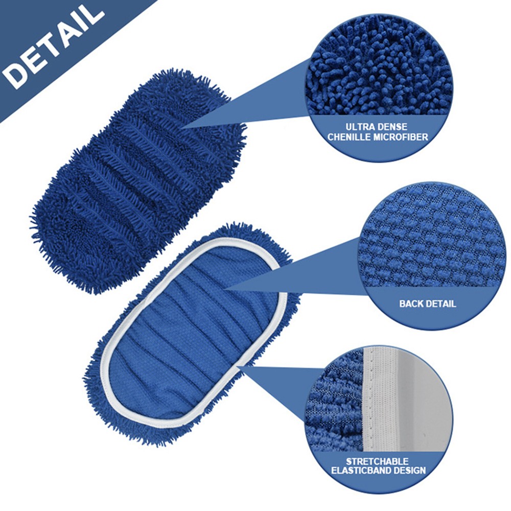 Flat Mop Replacement Pad Microfiber Repeat Clean Parts for Swiffer Sweeper XL