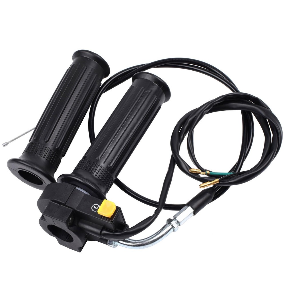 Twist Throttle Handle Grip Assembly + 36" Throttle Cable with Kill Switch Set...