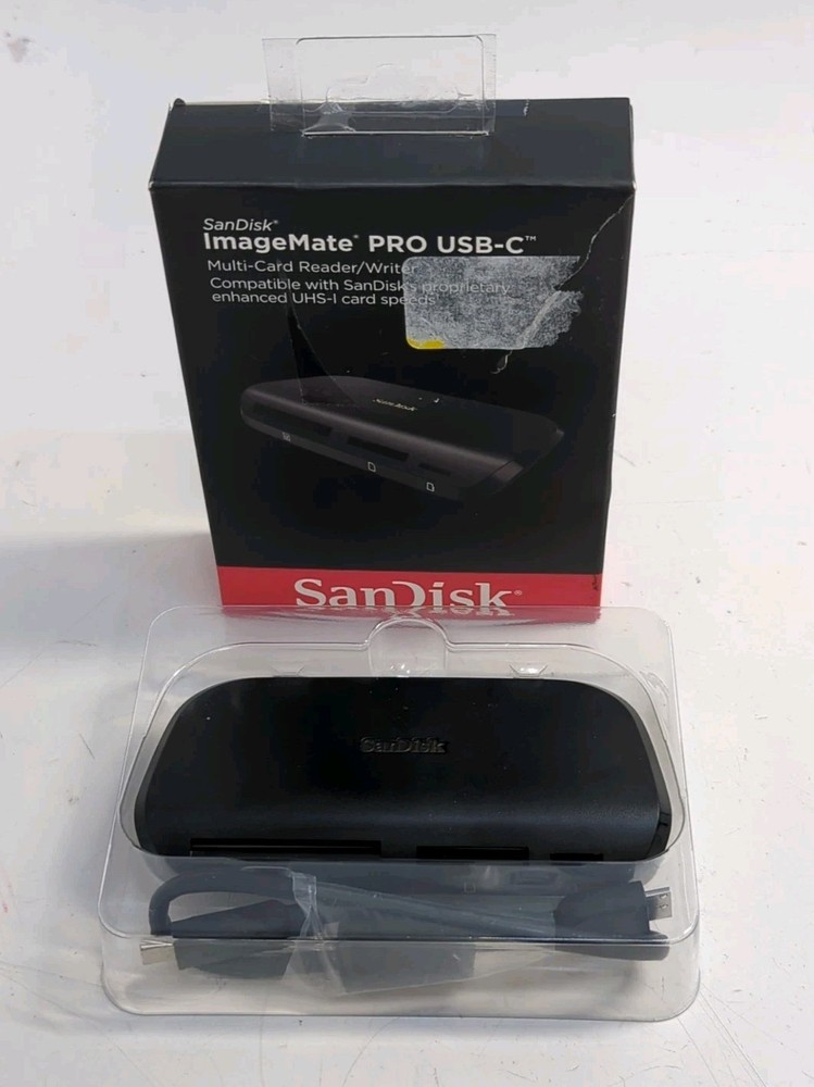 SanDisk ImageMate PRO USB-C Multi-Card Multi-Format Reader/Writer SDDR-A631