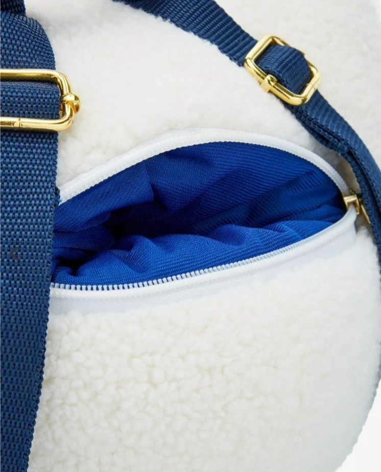 Hello Kitty Sherpa Figural Plush Backpack 14" White