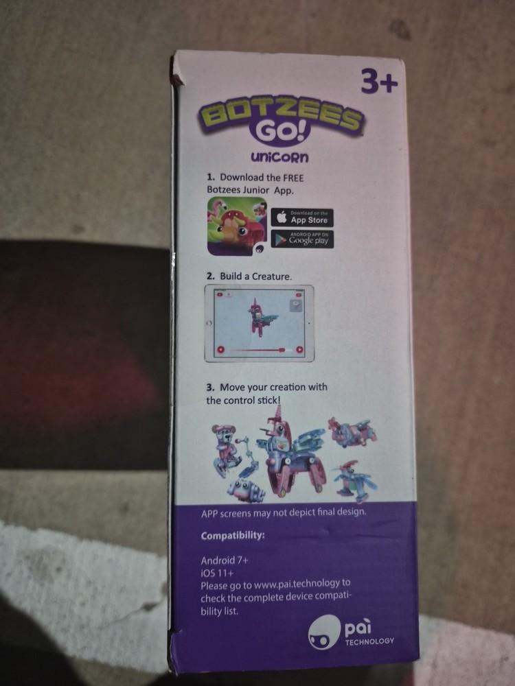 NEW SEALED Botzees Go! Unicorn Interactive Building Remote Stem Learning Toy