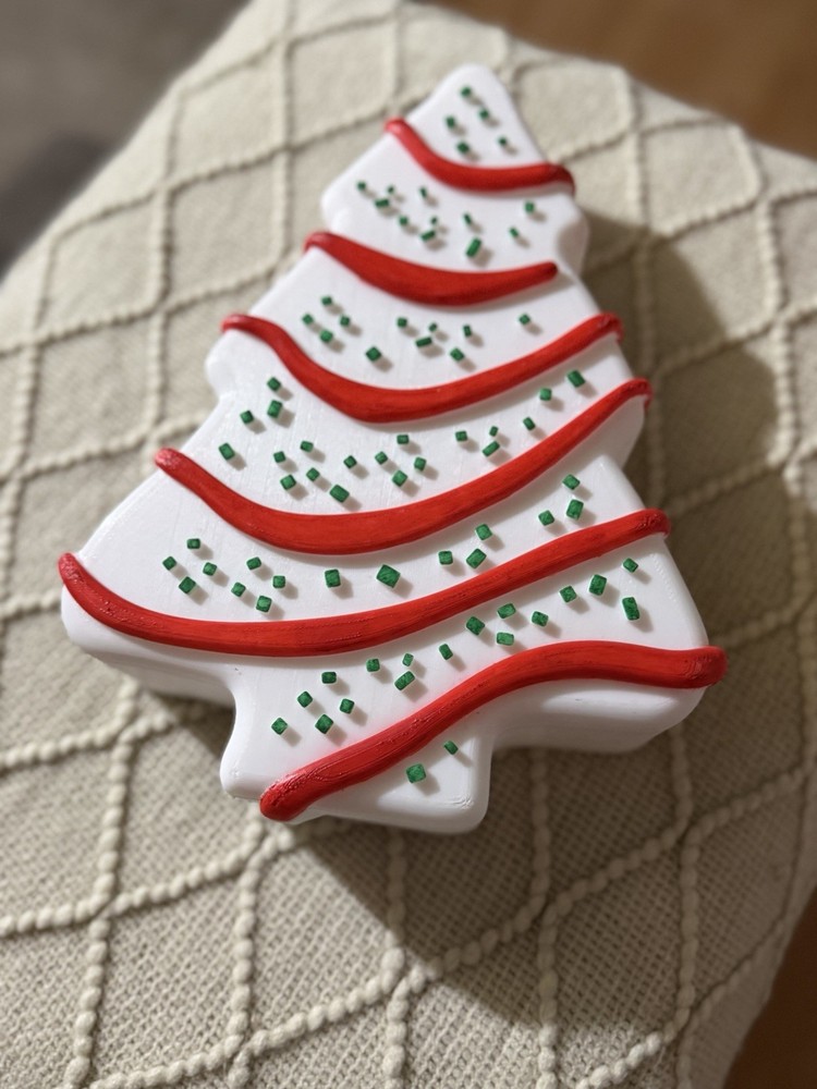 Little Debbie Christmas Tree Gift/Storage Box