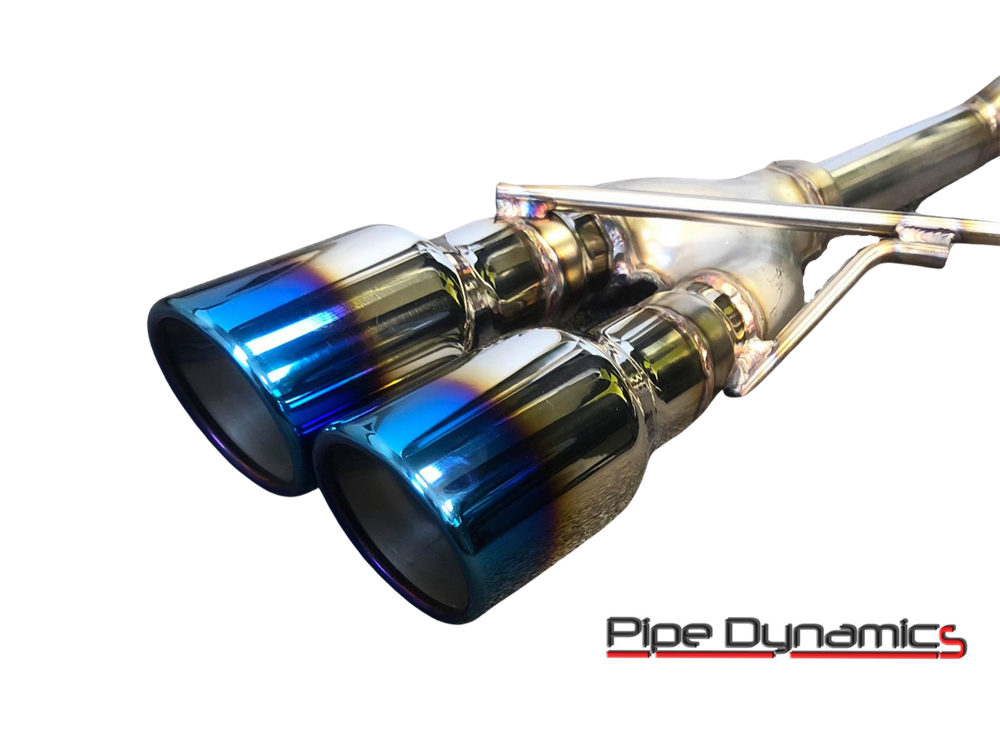 PIPE DYNAMICS Fiesta Ecoboost 1L MK7/7.5 Back Box Delete EXHAUST FOR ST DIFFUSER