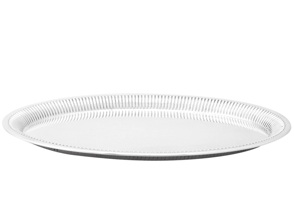Antique German Silver Serving Salver