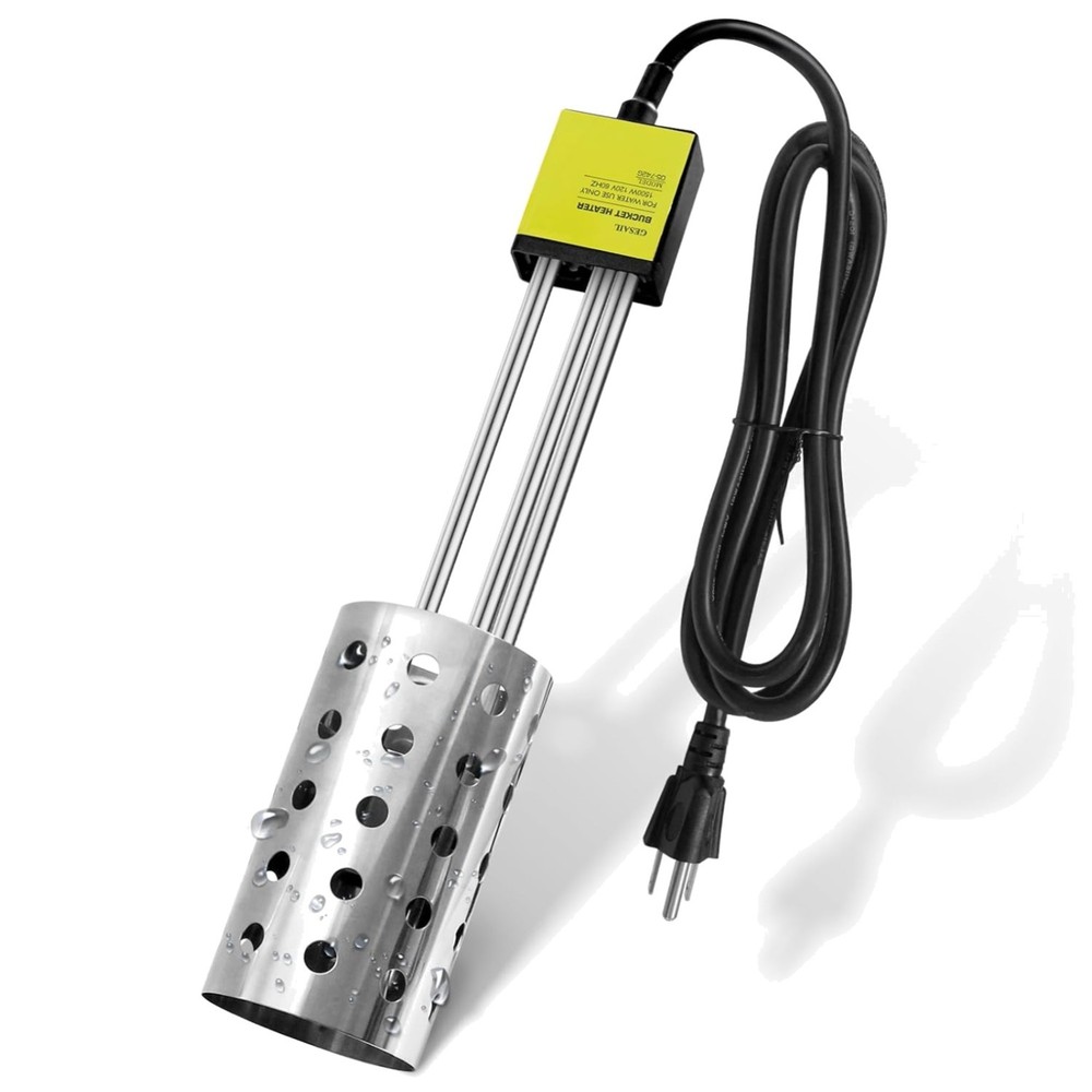 Portable Bucket Heater - Submersible with Thermostat