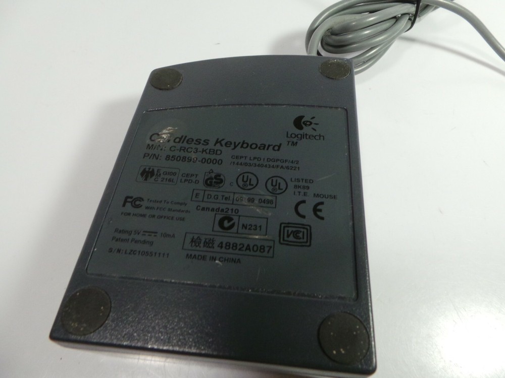 LOGITECH CORDLESS KEYBOARD RECEIVER C-RC3-KBD