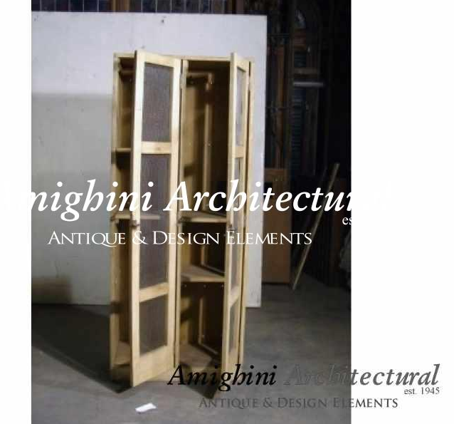 C – Antique Wardrobe Two Right Hand Doors with Screen. A3107