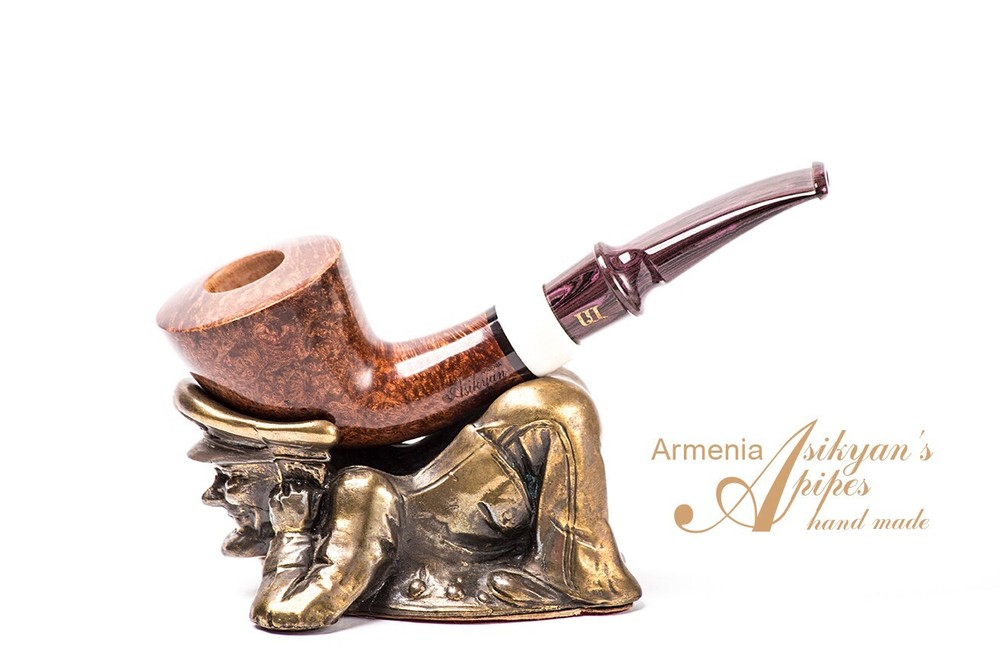 Asikyan Pipe#417/24 Dublin Smooth\Rusticated Hand Made