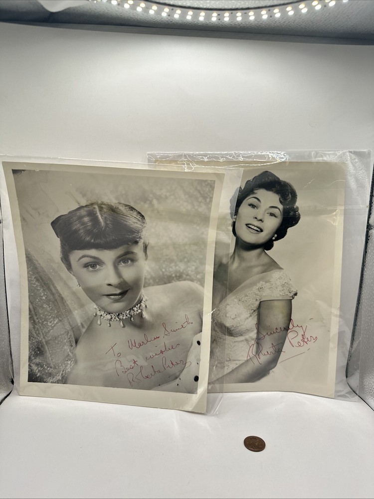 Two Signed Roberta Peters Headshots