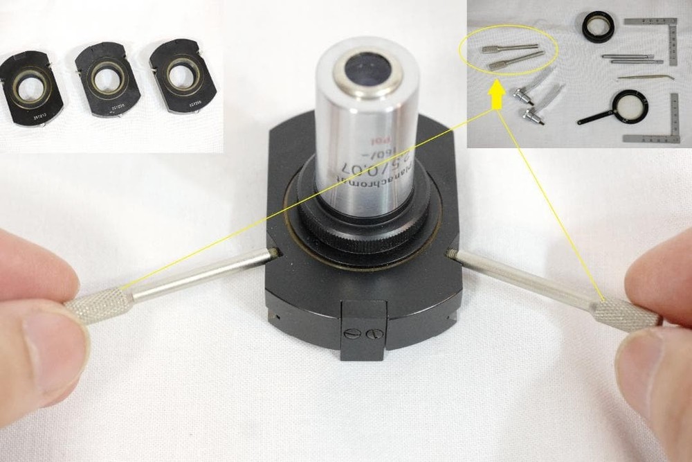 Carl Zeiss Universal Rotating Stage 4 Axis Polarizing Microscope