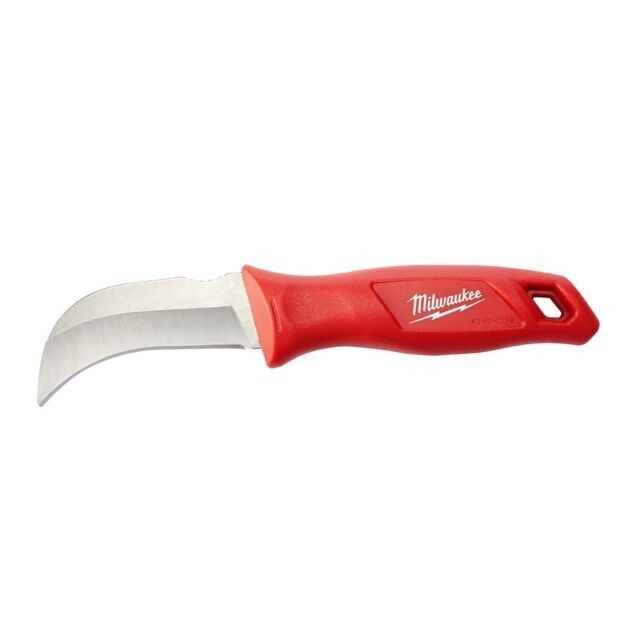 Milwaukee Hawkbill Fixed Blade - Red/Silver/Black 48221925