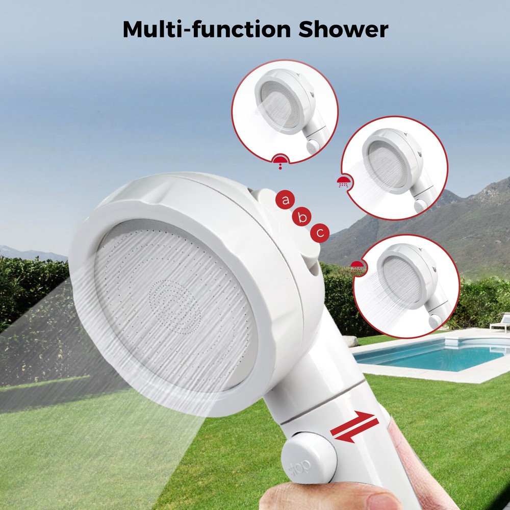 CAMPLUX 16L Tankless Gas Water Heater Instant Hot Outdoor Shower Camper Cabin RV