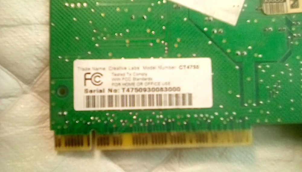 Creative Labs CT4750 Sound Card